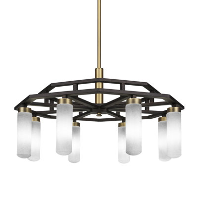 Espresso Clear Glass Sphere Chandelier Shades of Light Espresso Clear Glass Sphere Chandelier Shades of Light